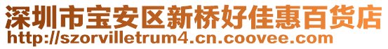 深圳市寶安區(qū)新橋好佳惠百貨店