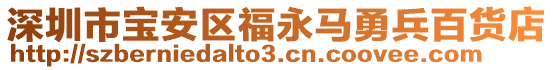 深圳市寶安區福永馬勇兵百貨店