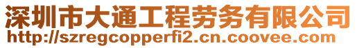 深圳市大通工程勞務(wù)有限公司