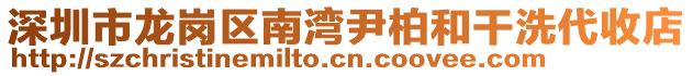 深圳市龍崗區(qū)南灣尹柏和干洗代收店