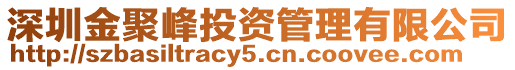 深圳金聚峰投資管理有限公司