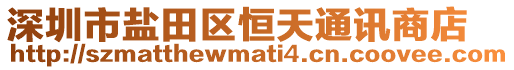 深圳市鹽田區(qū)恒天通訊商店
