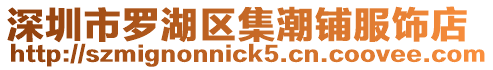 深圳市羅湖區(qū)集潮鋪服飾店
