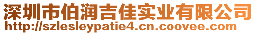 深圳市伯潤吉佳實業有限公司