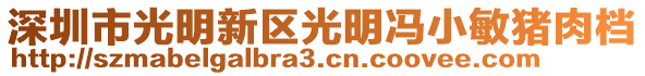 深圳市光明新區(qū)光明馮小敏豬肉檔