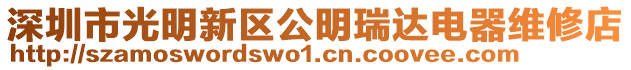 深圳市光明新區公明瑞達電器維修店