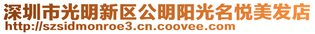 深圳市光明新區公明陽光名悅美發店