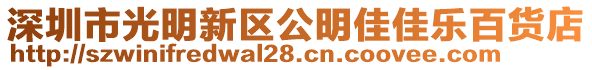 深圳市光明新區(qū)公明佳佳樂(lè)百貨店