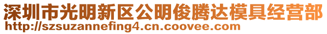 深圳市光明新區(qū)公明俊騰達模具經(jīng)營部