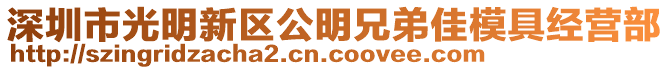 深圳市光明新區公明兄弟佳模具經營部