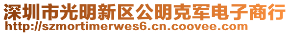 深圳市光明新區(qū)公明克軍電子商行
