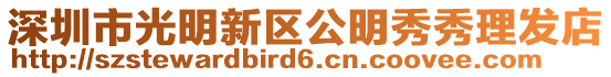深圳市光明新區公明秀秀理發店