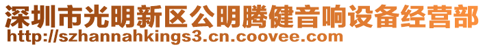 深圳市光明新區公明騰健音響設備經營部