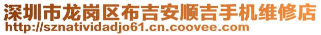 深圳市龍崗區布吉安順吉手機維修店