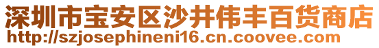 深圳市寶安區(qū)沙井偉豐百貨商店