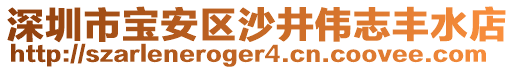 深圳市寶安區(qū)沙井偉志豐水店