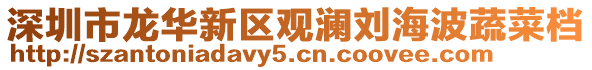 深圳市龍華新區(qū)觀瀾劉海波蔬菜檔