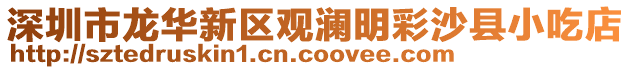 深圳市龍華新區觀瀾明彩沙縣小吃店