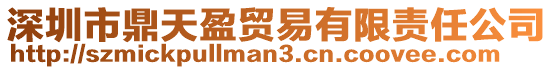 深圳市鼎天盈貿(mào)易有限責(zé)任公司