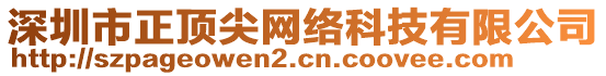 深圳市正頂尖網(wǎng)絡科技有限公司