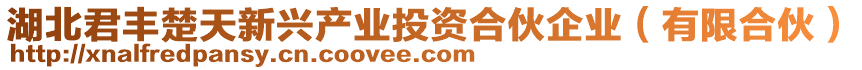 湖北君豐楚天新興產(chǎn)業(yè)投資合伙企業(yè)（有限合伙）