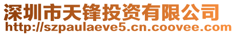 深圳市天鋒投資有限公司
