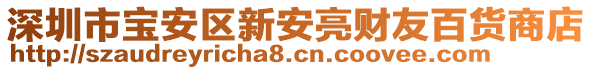 深圳市寶安區(qū)新安亮財友百貨商店