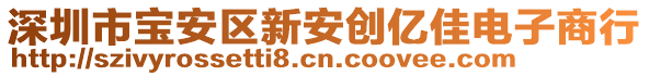 深圳市寶安區(qū)新安創(chuàng)億佳電子商行