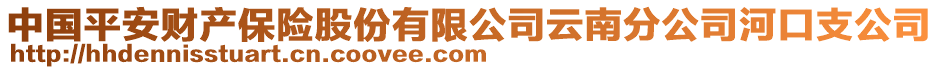 中國平安財產保險股份有限公司云南分公司河口支公司