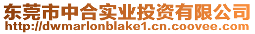 東莞市中合實業投資有限公司