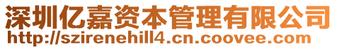 深圳億嘉資本管理有限公司