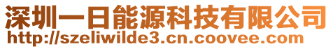 深圳一日能源科技有限公司