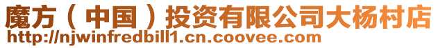 魔方(中國)投資有限公司大楊村店