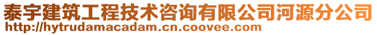 泰宇建筑工程技術(shù)咨詢有限公司河源分公司