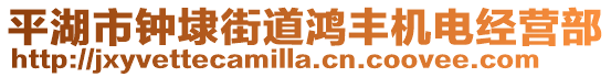 平湖市鐘埭街道鴻豐機(jī)電經(jīng)營部