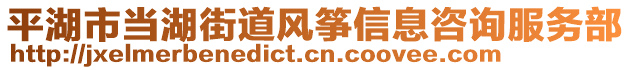 平湖市當(dāng)湖街道風(fēng)箏信息咨詢服務(wù)部