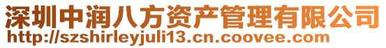 深圳中潤(rùn)八方資產(chǎn)管理有限公司