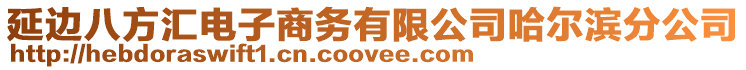 延邊八方匯電子商務(wù)有限公司哈爾濱分公司