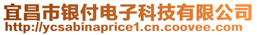 宜昌市銀付電子科技有限公司