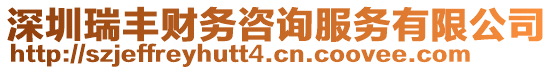 深圳瑞豐財(cái)務(wù)咨詢服務(wù)有限公司