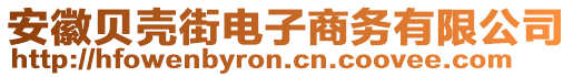 安徽貝殼街電子商務(wù)有限公司