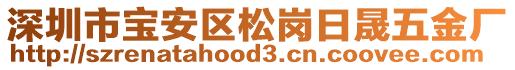 深圳市寶安區(qū)松崗日晟五金廠