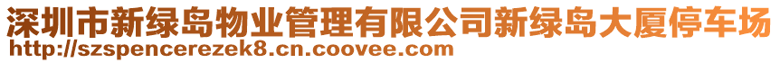 深圳市新綠島物業(yè)管理有限公司新綠島大廈停車場(chǎng)