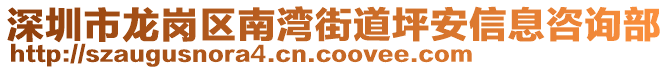 深圳市龍崗區(qū)南灣街道坪安信息咨詢部