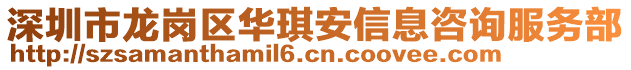 深圳市龙岗区华琪安信息咨询服务部