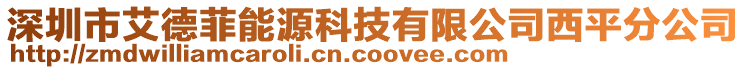 深圳市艾德菲能源科技有限公司西平分公司