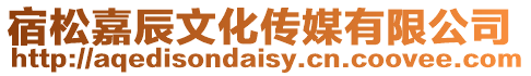 宿松嘉辰文化傳媒有限公司