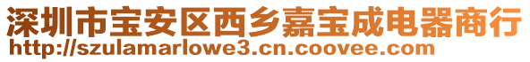 深圳市寶安區(qū)西鄉(xiāng)嘉寶成電器商行