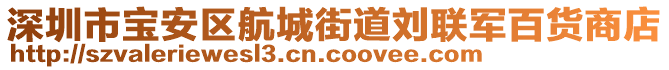 深圳市寶安區(qū)航城街道劉聯(lián)軍百貨商店