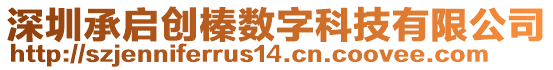 深圳承啟創(chuàng)榛數(shù)字科技有限公司